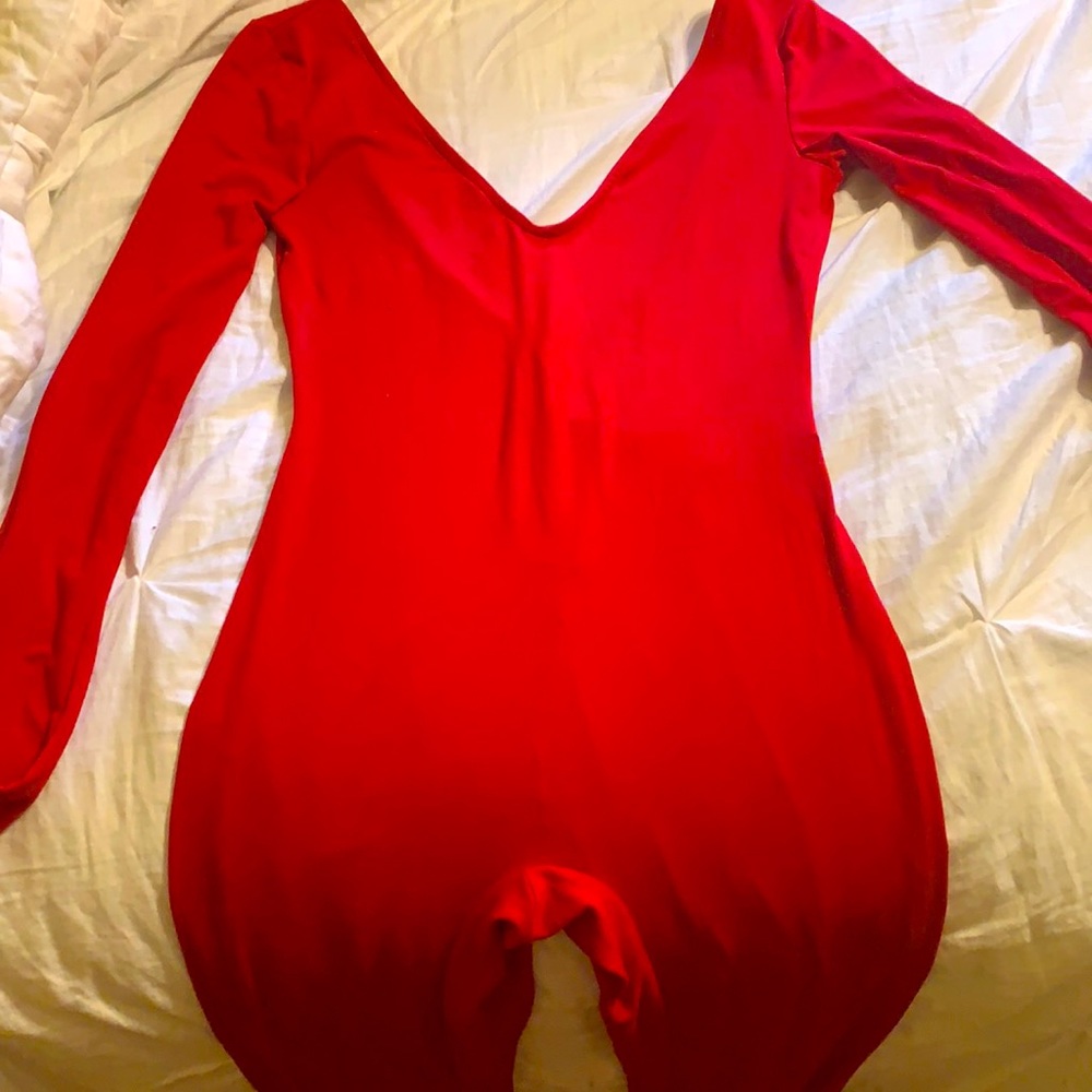 Red “Spicy Girl” Jumpsuit